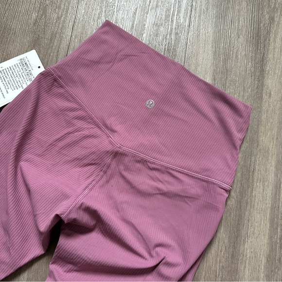 Lululemon Align HR Pant 25” Ribbed - Velvet Dust - Picture 4 of 5